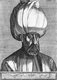Turkey: Suleiman the Magnificent, also known as Suleiman I (r.1520-1566), 10th Emperor of the Ottoman Empire. Engraving by Melchior Lorck (1526-1583), Istanbul, 1559